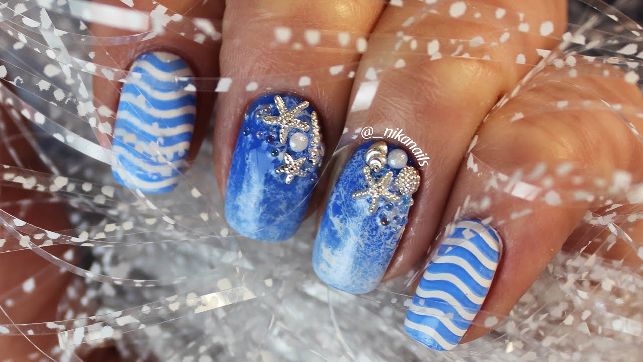 The Call Of Beauty: Nail Art of The Day: Under the Sea Nails