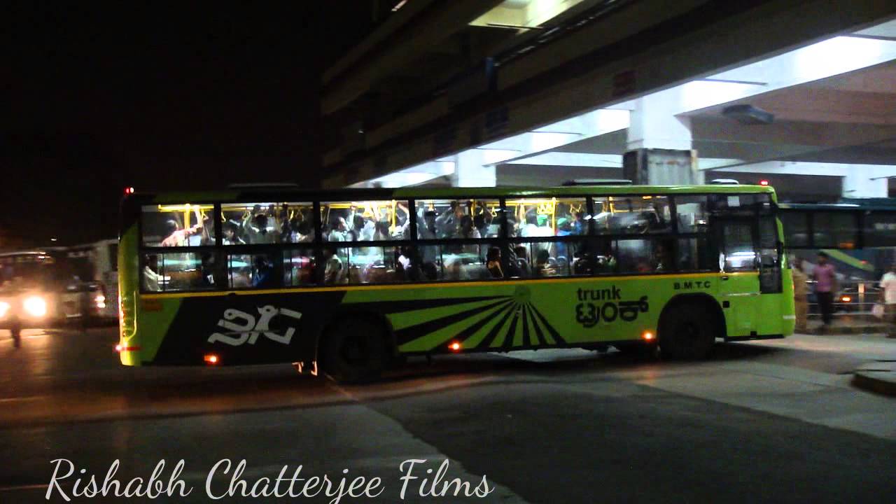 BMTC BIG TRUNK ARRIVAL AT SHANTINAGAR BUS STAND,BANGALORE YouTube