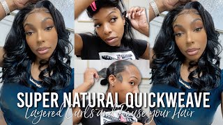 HOW TO: MIDDLE PART CLOSURE QUICK WEAVE TUTORIAL NO LEAVE OUT Quick Closure