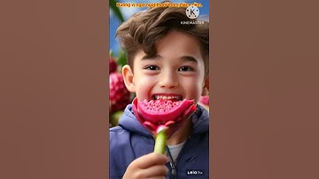 Cậu bé thích ăn trái Thanh Long với công nghệ Ai(Leonardo ai,gpt,bvee).