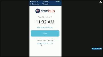 Using the TimeHub Personal App (No Labour Costing)
