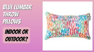 REVIEW (2025): Blue Lumbar Throw Pillows. Features.