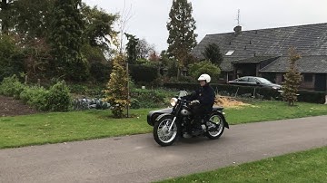 Nimbus 750cc OHC fourcilinder with Acap sidecar 1947