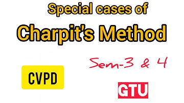 Special cases of Charpit