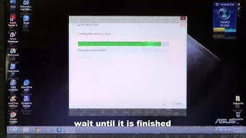 Creating USB Recovery Drive on Windows 8