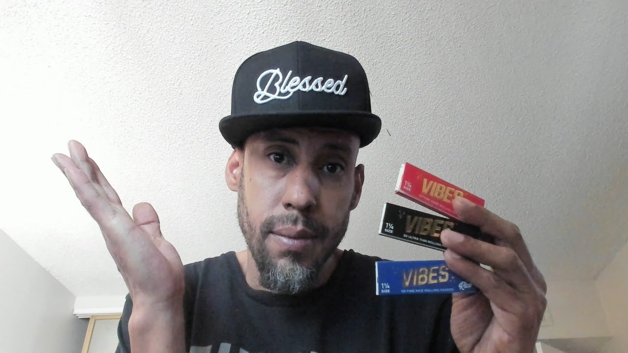 Vibe Rolling Papers -  Hemp,  Rice or Ultra -Thin.