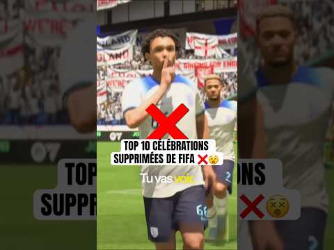 10 Célébrations SUPPRIMÉES de FIFA ❌😵