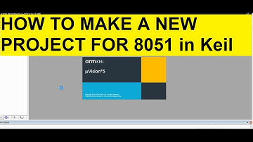 How to make a New  Project  for  8051 in keil uVision5