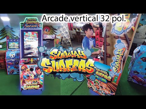 Maquina Arcade 32 Subway Surfers Vertical - PK Multijogos