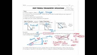Geometry Unit 5 Notes #6 '20 '21