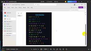 Cron Excercise Linux