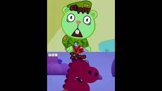 Flippy Vs Dino The Game Catchers Happy Tree Friends