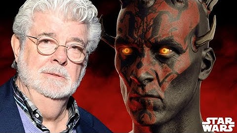 George Lucas Reveals ORIGINAL Plan For Darth Maul  [SURVIVED RETURN OF THE JEDI]