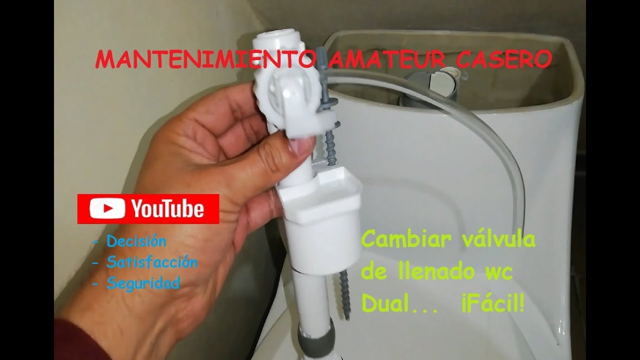 COMO CAMBIAR UNA VALVULA DE LLENADO EN UN SANITARIO/ Válvula de llenado