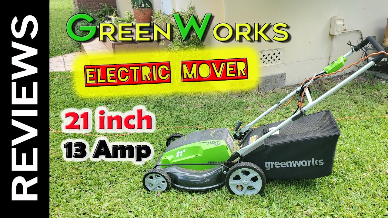 Electric Lawn Mower, Corded, 13-Amp, 20-Inch