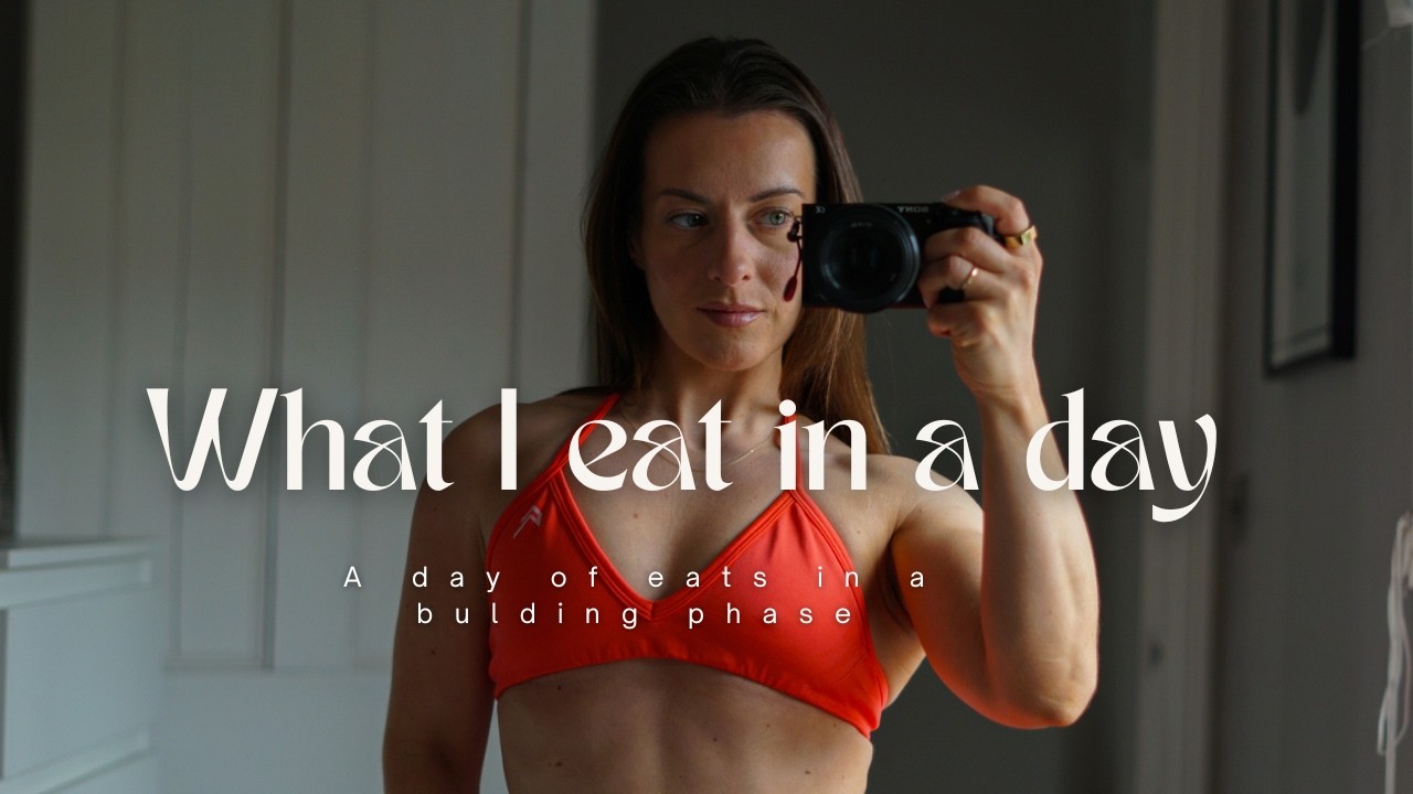 What I Eat in a Day to Build Muscle | Upper Body Workout & Full Day of Food