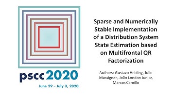 Sparse and Numerically Stable Implementation of a Distribution System State Estimation based on...