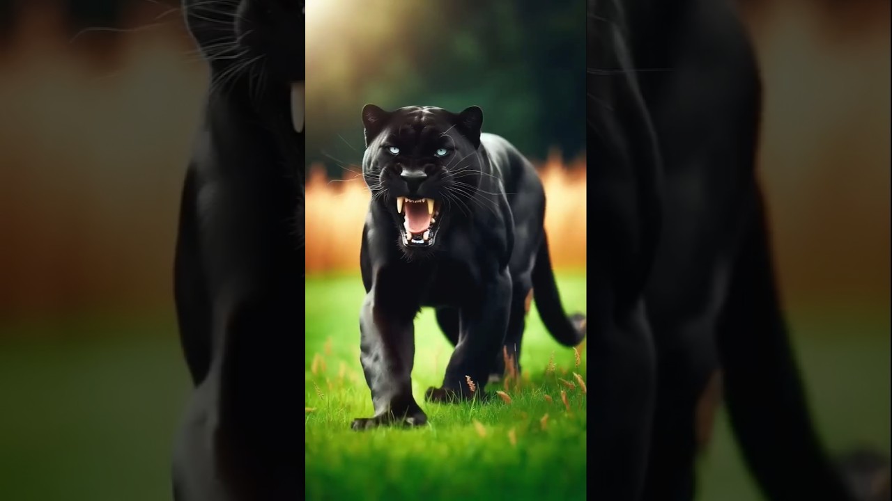 A Baby Cow Attacked By Black Panther 😭 Help Cow Mother 🐄 