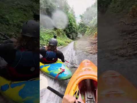 GoPro | Drainage Ditch Kayaking Race POV | Stu Telfer #Shorts