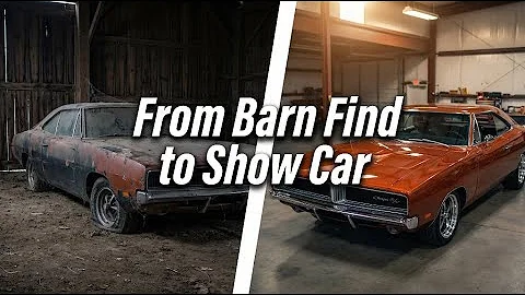 ASMR Car Restoration: 1969 Dodge Charger R/T Barn Find – Full Frame‑Off Rebuild