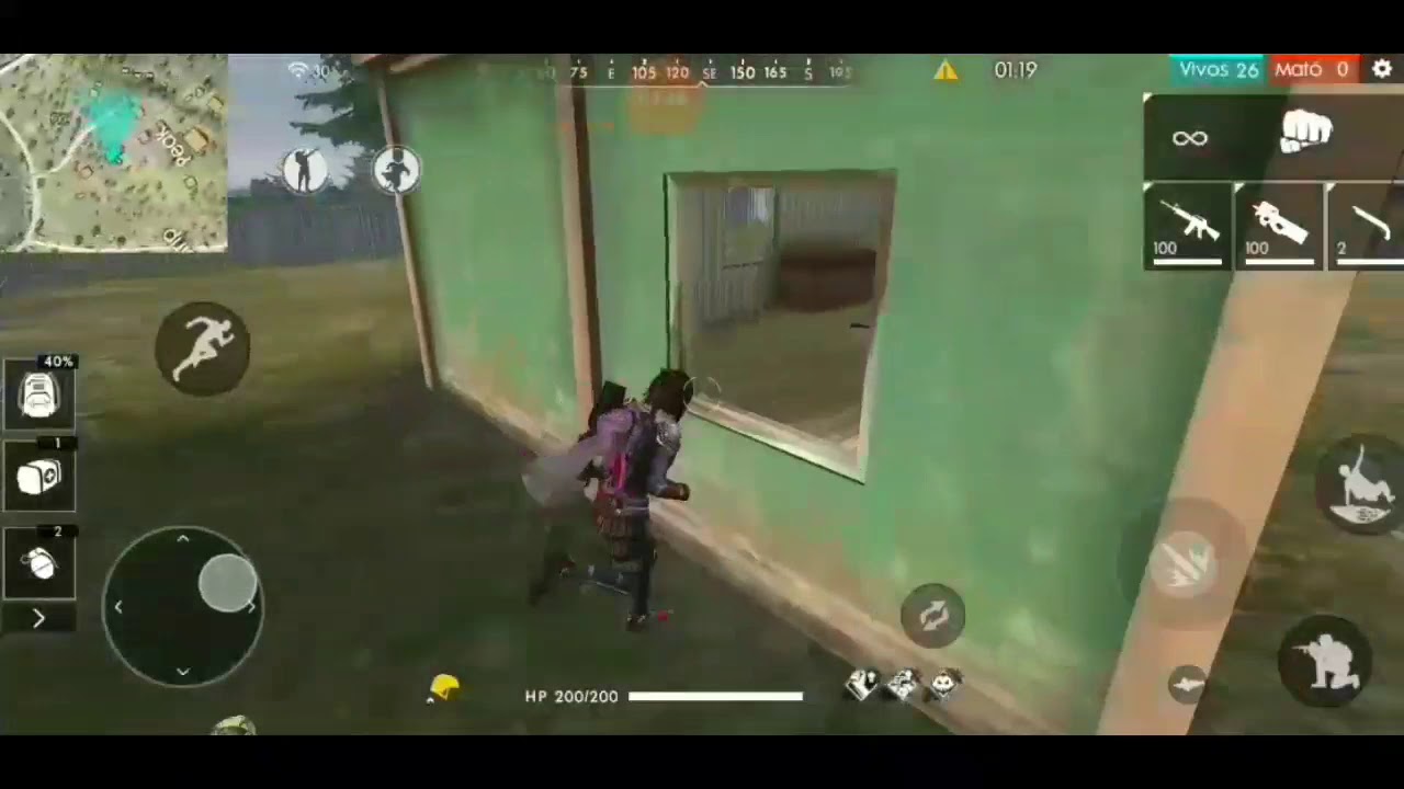 Mi primera partida de Free Fire en YouTube *Epico* YouTube