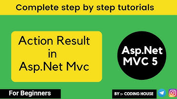what is action in  MVC  || Types of Action Results in MVC || MVC tutorial for Beginners in .NET C#