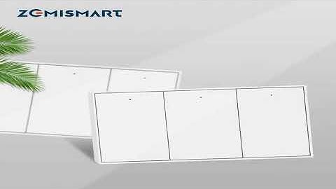 Zemismart Zigbee Push Wall Light Switches Work with Tuya Alexa Google Home Smartthings via