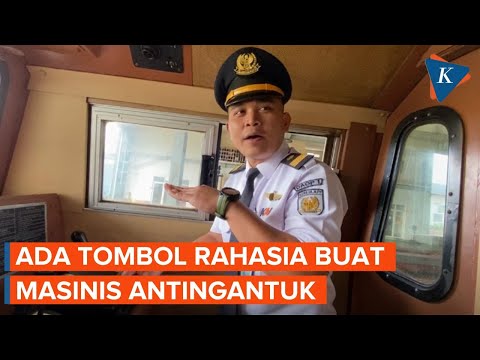 Intip Ruang Kemudi Masinis di Lokomotif KAI di Depo Cipinang