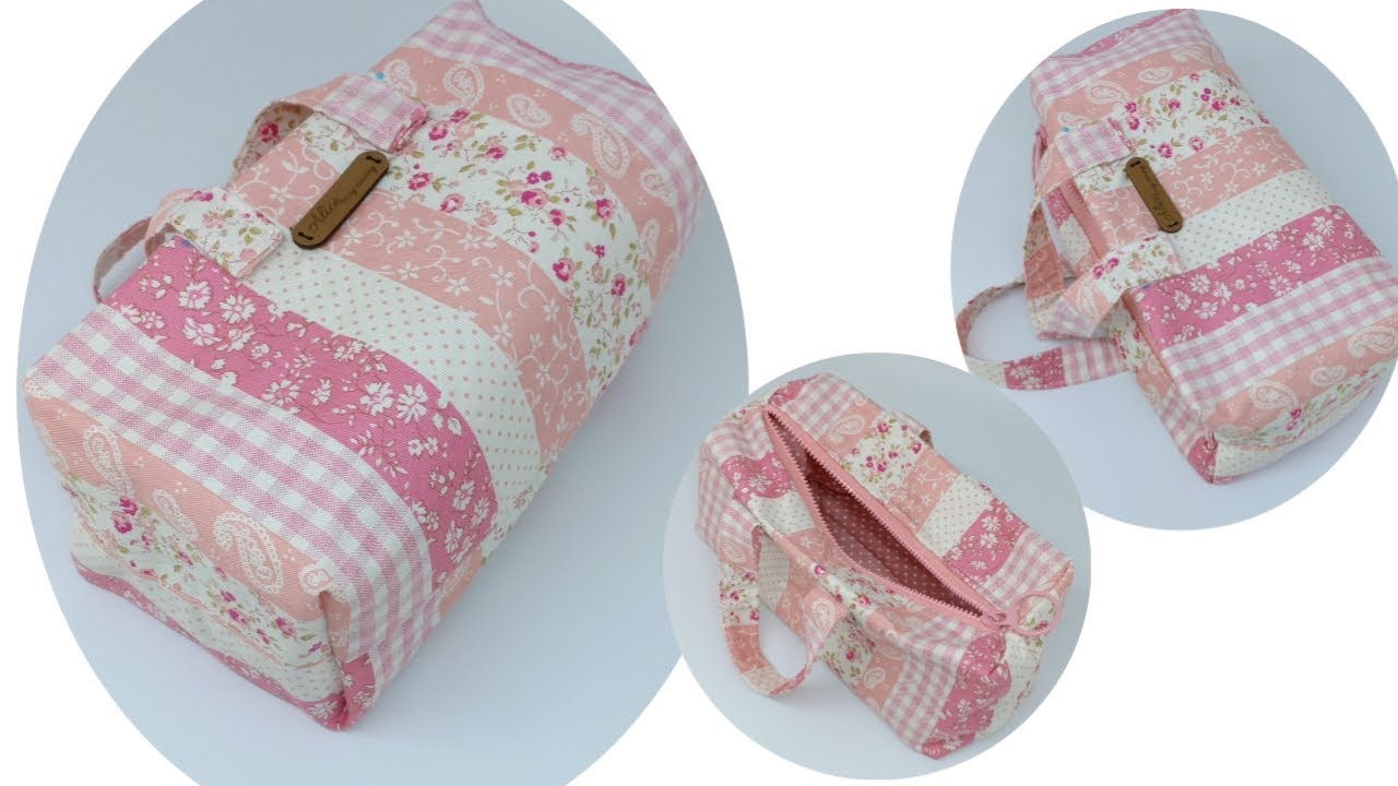 DIY POUCH BAG WITH ZIPPER small pouch bag tutorial how to make