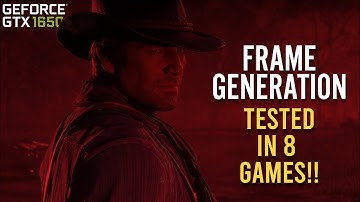 FSR 3 Frame generation is the SAVIOUR of GTX 1650! Tested in 8 GAMES / 60 FPS /Best settings