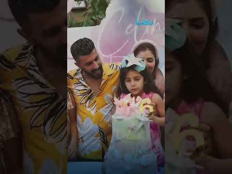 أول ظهور ل ابنة مي عمر في عيد ميلادها حفلة ضخمة وفستان مميز