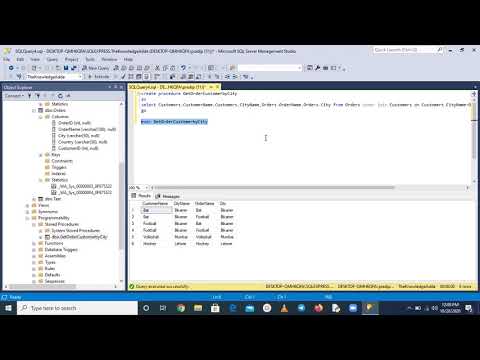 How To Create Stored Procedure with Multiple Parameters