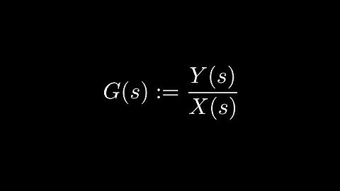 Control Systems Engineering | TDG | Part 4 | Transfer Functions