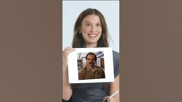 Millie Bobby Brown says "Hopper" would 😭 #funny #youtubeshorts #entertainment