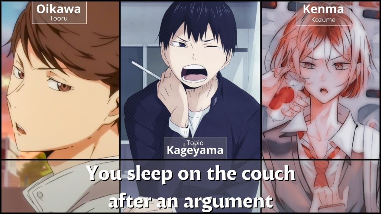 You sleep on the couch after an argument - haikyuu x Listener ASMR