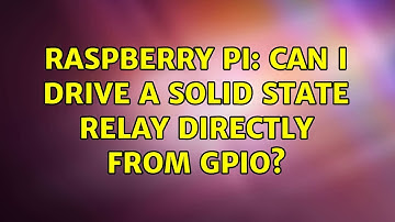 Raspberry Pi: Can I drive a Solid State Relay directly from GPIO? (4 Solutions!!)