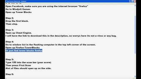 Hack Tower Blocks on Facebook. EASY