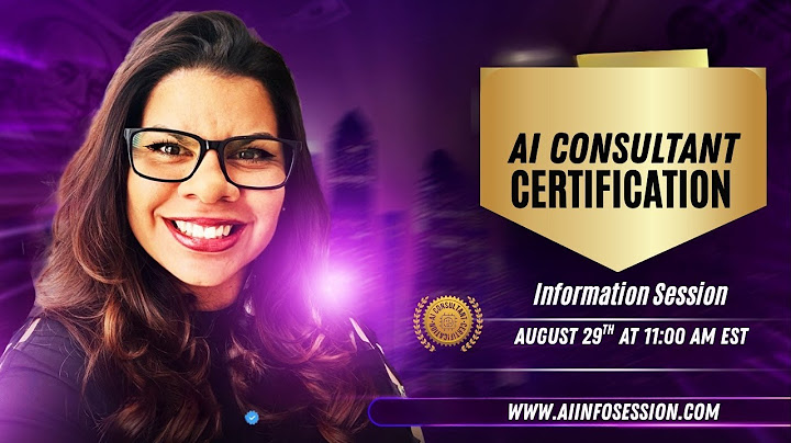 Ai Consultant Certification Program Info Session thumbnail