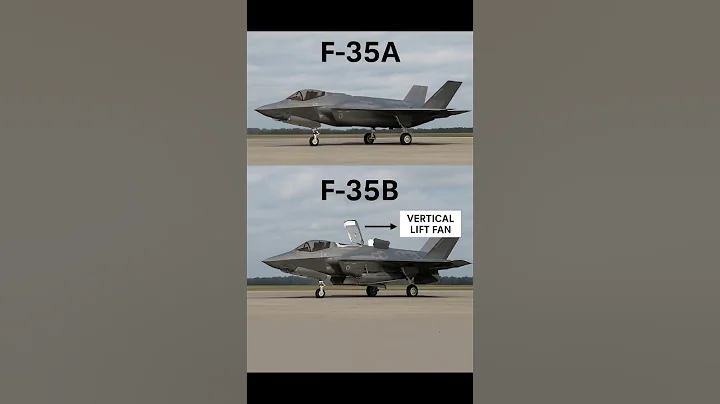 F-35A vs F-35B | Vertical Lift STOVL Explained! #F35A #F35B #StealthJet #usaf #fighterjet #airforce