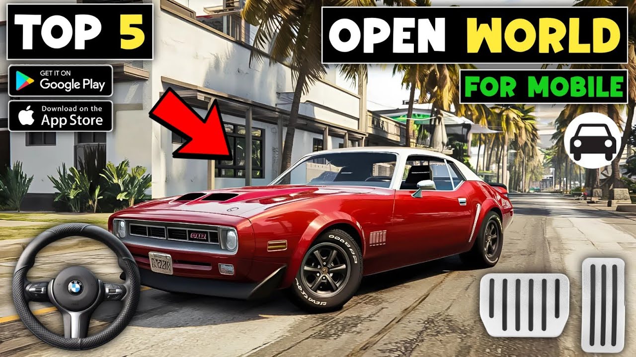 Top 5 Best Open World Car Games 2025 | Games for Android - YouTube