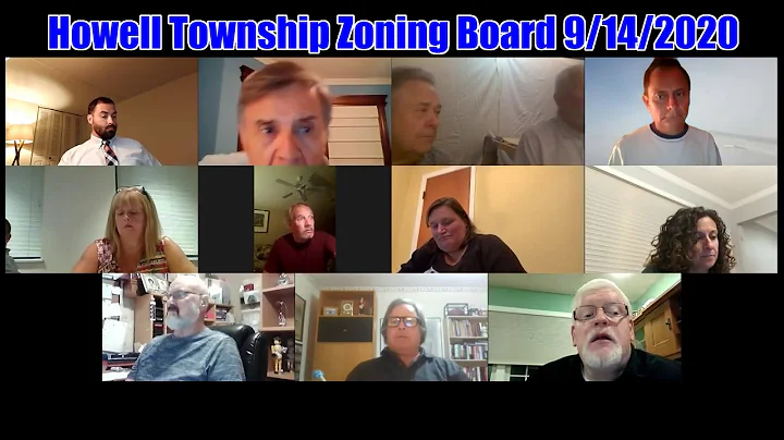 Howell Township Zoning Board Meeting 9/14/2020