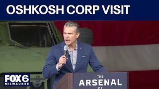 Defense Sec. Pete Hegseth speaks to workers at Oshkosh Corp. | FOX6 News Milwaukee