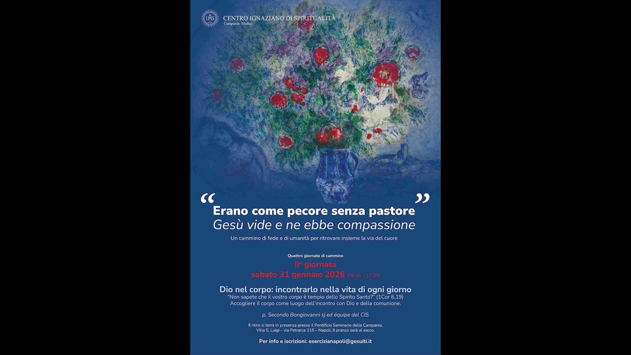 ERANO COME PECORE SENZA PASTORE: GESU' VIDE E NE EBBE COMPASSIONE Incontro del 31/01/2026