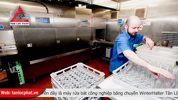 Máy rửa bát băng chuyền WinterHalter cho khu bếp công nghiệp giá tốt