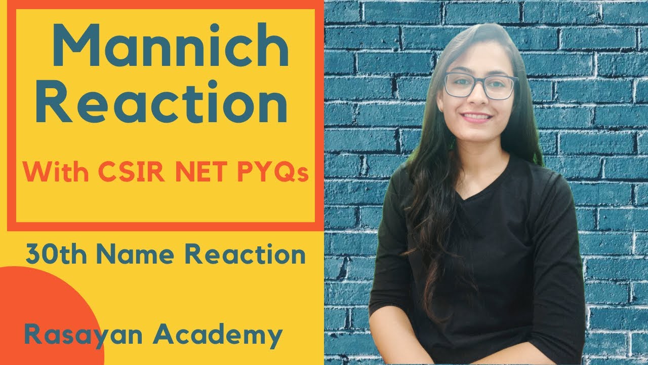 100 Name Reactions (030) - Mannich Reaction | Carbonyl Name Reaction | Enol Reaction