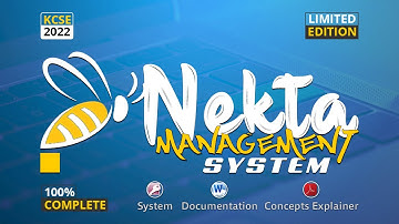 [KCSE 2022] Nekta Management System HD | 100% Complete Project