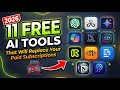Stop Paying Monthly! 11 FREE AI Tools That Replace Paid Subscriptions (2026)