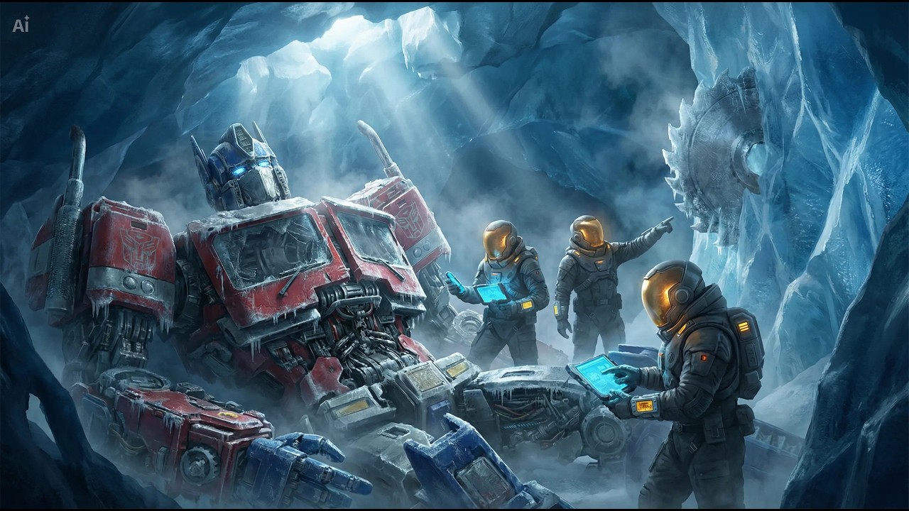 Aliens Find Optimus Prime | Glacier Cave Rebuild - YouTube