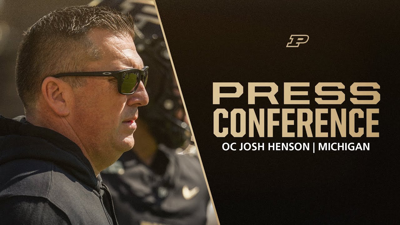 OC Josh Henson Press Conference | Purdue Football