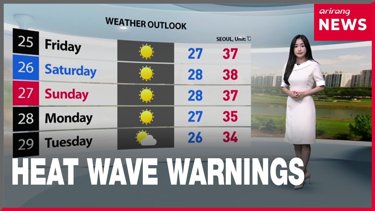 [Weather] The weather is getting hotter and hotter with heat wave ...